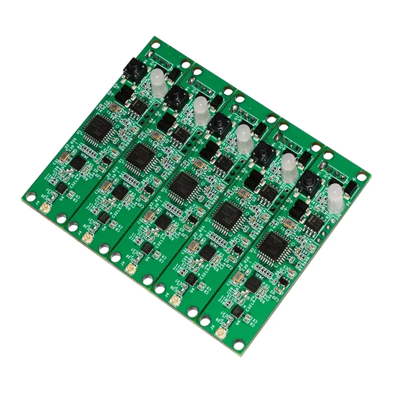 

FORW-10Pcs 2.4Ghz Wireless DMX 512 Transmitter Receiver PCB 2 In 1 Module Wireless PCB Board DIY For Stage Lighting