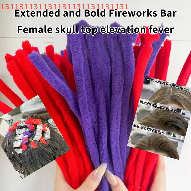 

4/6/8/10/12MM Afro Hair Perm Rods Small Wavy Fluffy Corn Perm Rollers Curlers Bar Wild Curly Hair Maker Tools Hair Styling Tools