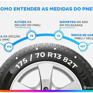 Rim Tire 13 ”175/70R13 GOODYEAR 82T MAXLIFE 7 Main Sales Tires Aro 13 - №4