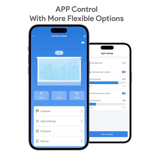 Imagen 2 del producto Motor de cortina inteligente Tuya Zigbee con ganchos para riel T U, Robot empujador de cortina inteligente, compatible con Siri, Google Home, Control por voz Alexa