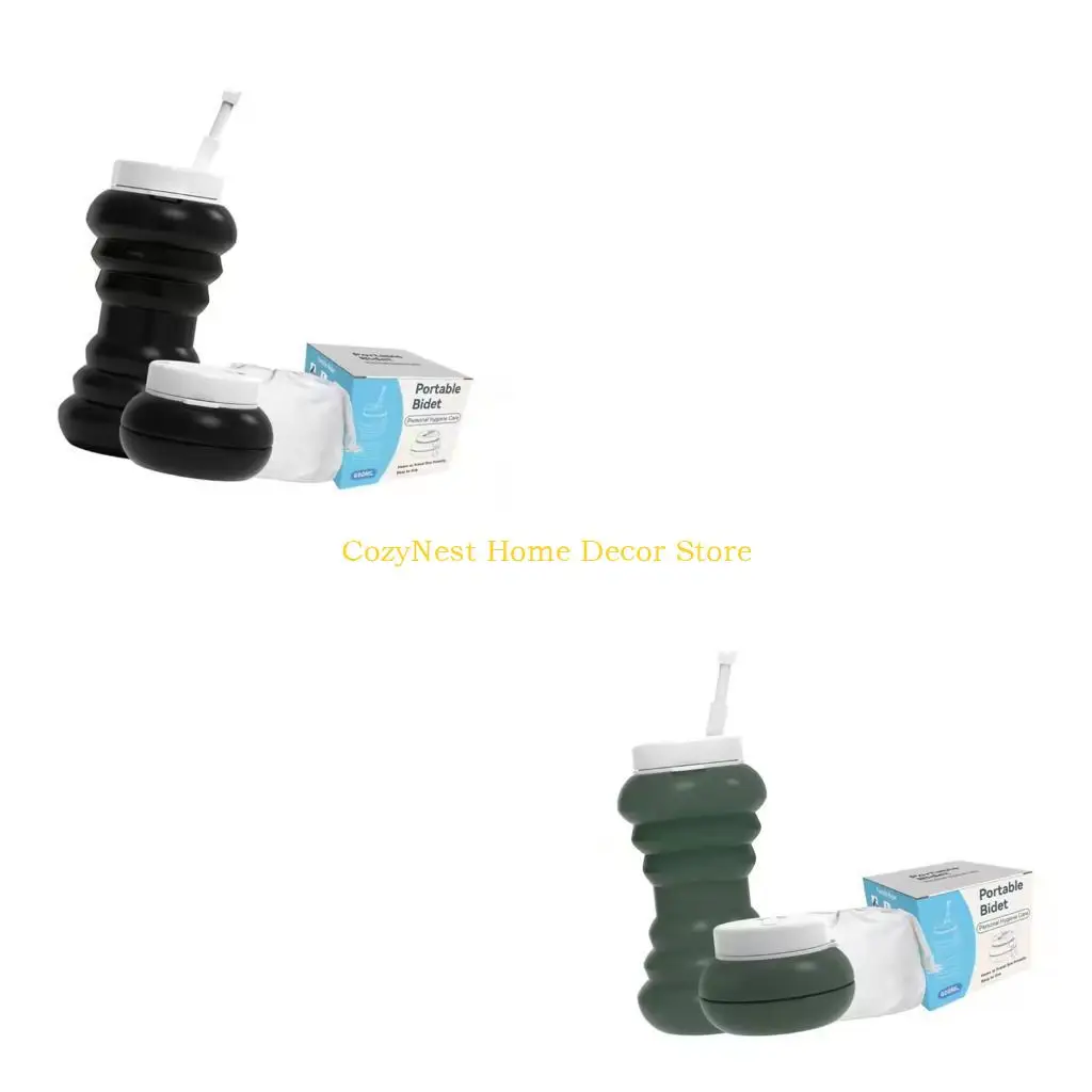 

92MF Silicone Bidet Sprayers For Feminine Wash 600ml Large Capacity Easy To Use And Clean Comes In 5 Color