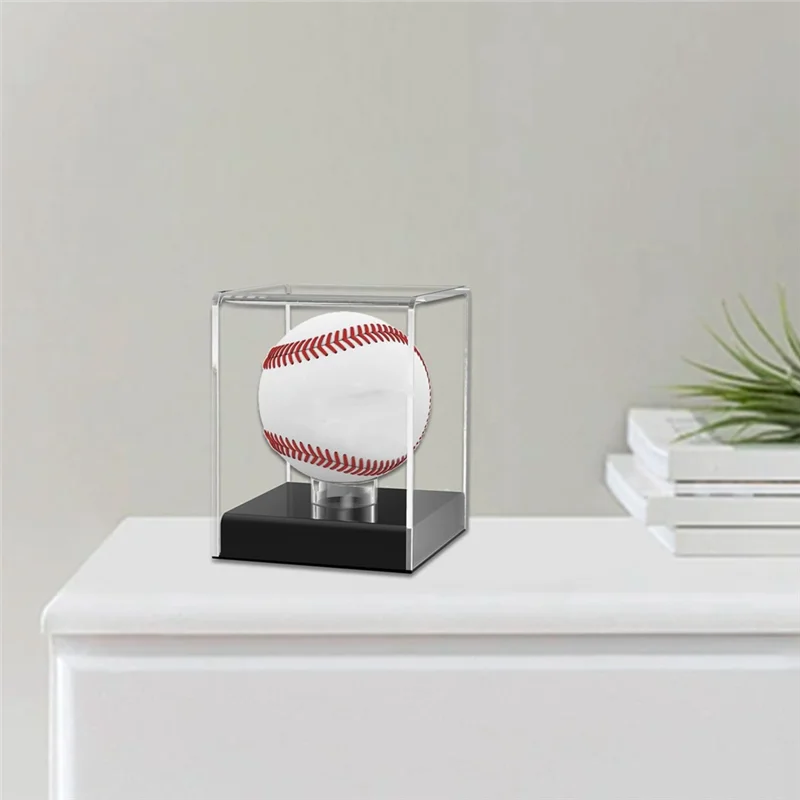B72A حالة عرض البيسبول، الاكريليك الأشعة فوق البنفسجية المحمية الاكريليك البيسبول عرض مربع للبيسبول موقعة، تذكار البيسبول Du