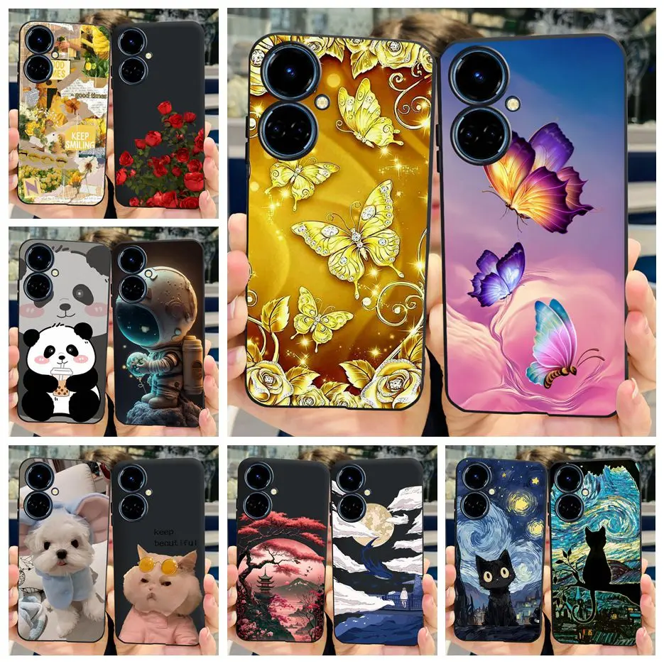 For Tecno Camon 19 Pro Case CI8 CI8n Luxury Popular Painted Cover Soft TPU Phone Case For Tecno Camon 19 Neo Camon19 Pro 5G Bags