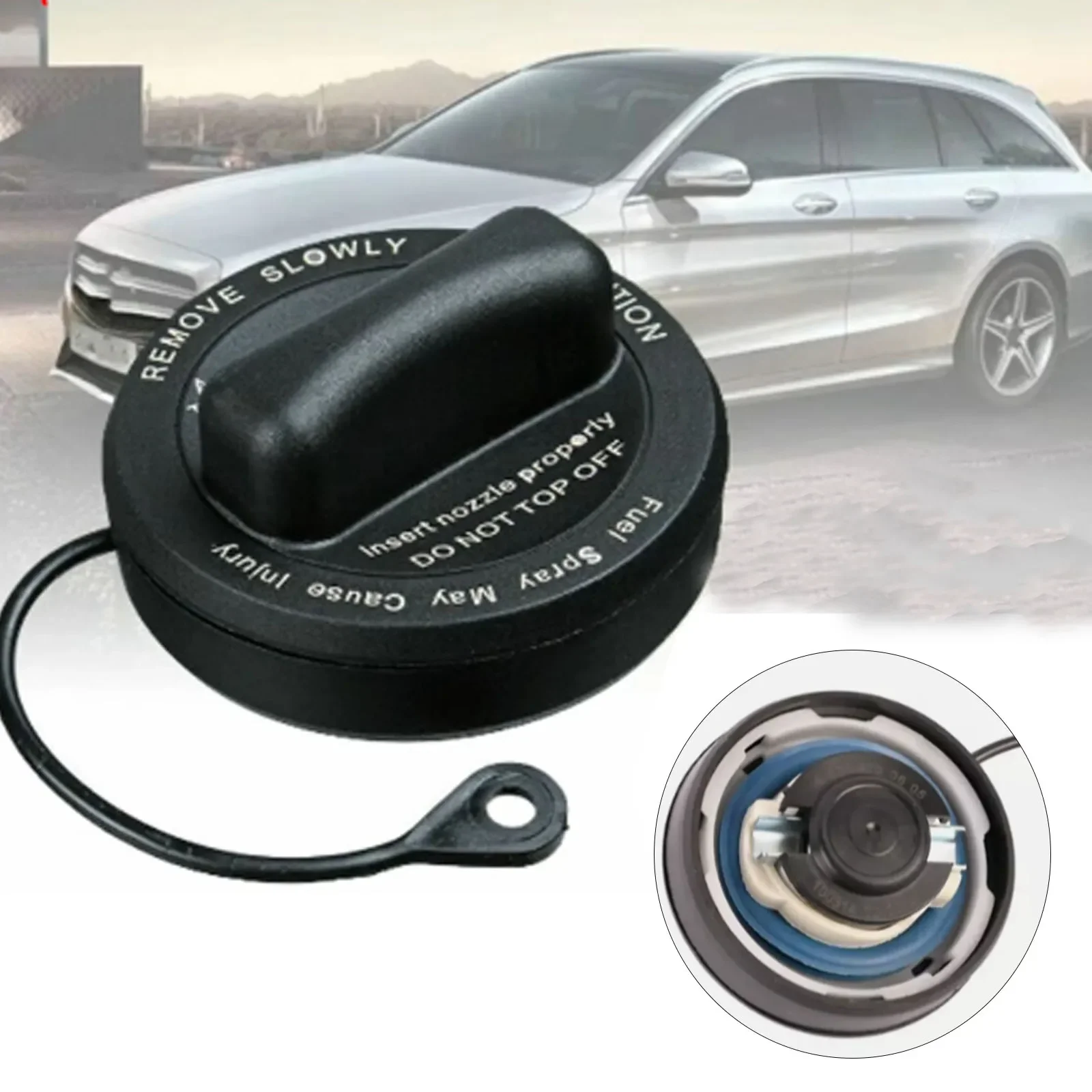 A2214700605 New Fuel Tank Gas Filler Cap for Mercedes-Benz C SLK SLR GLK E CL S-Class W203 W204 W211 Part Car Accessories