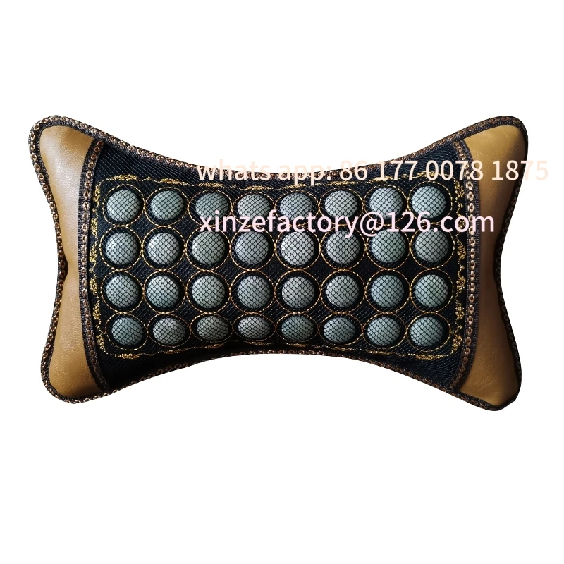 Customizable Cheapest Neck Pillow Jade Health Pillow Physical Therapy Cushion Germanium Tourmaline Cushion