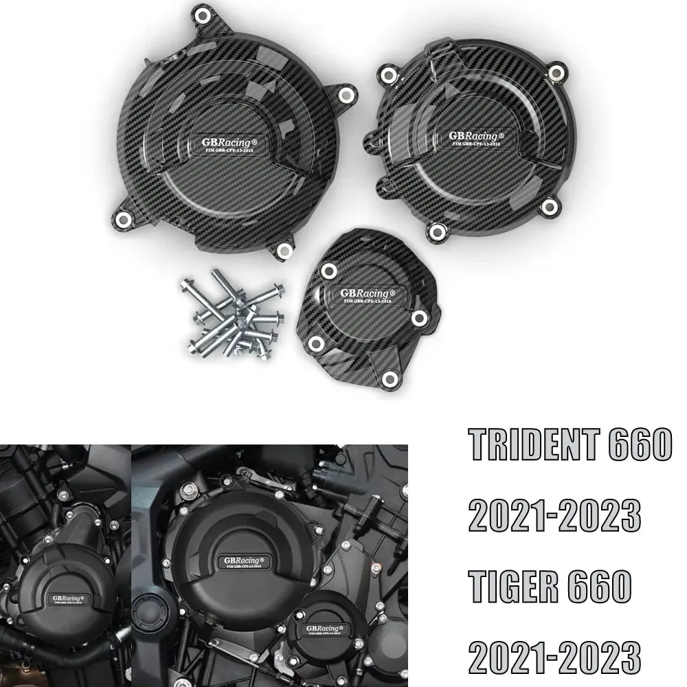 Motorcycle accessories For Triumph Trident 660 2021-2023 and Tiger 660 2021-2023 Engine Cover Protection