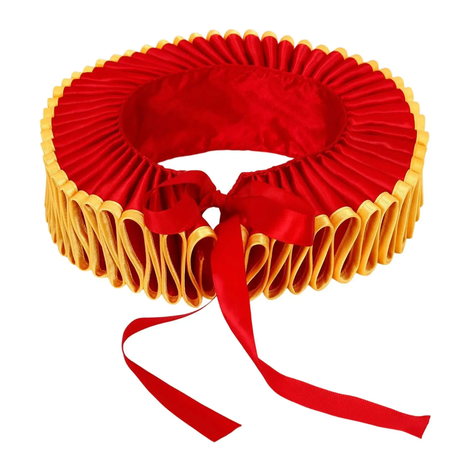 

Elizabethan Neck Ruff Sturdy Medieval Costume Theater Cosplay Ruffled Collar for Holiday Photography Props Party Festival