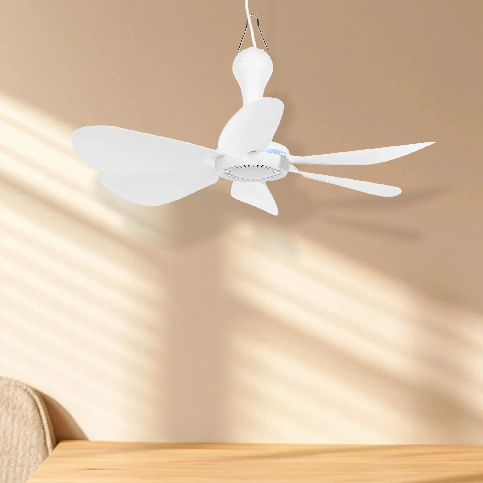 

Ceiling Fan USB Powered Portable for Outdoor Use Strong Wind Comfortable Summer Cooling Tent Portable Ceiling Fan