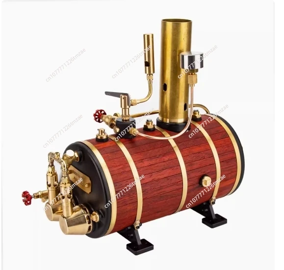 High-efficiency steam engine boiler, retro model marine boiler model, diameter: 105mm, full water capacity: 850ml