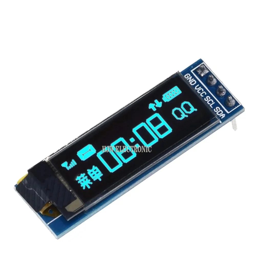 0.91 Inch Oled Module 0.91 "White Oled 128X32 Oled Lcd Led Display Module 0.91" Iic Communicer 4pin