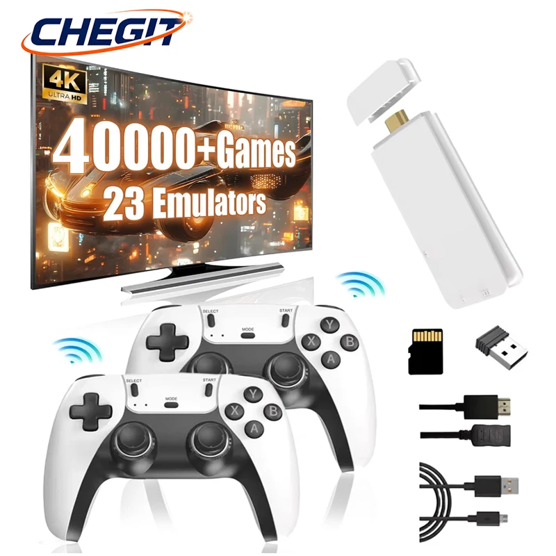 4K TV Game Stick M15 لعبة فيديو وحدة التحكم المدمج في 30000 +/40000 ألعاب 64G يده لعبة لاعب وحدة تحكم لاسلكية ريترو غمبد #1