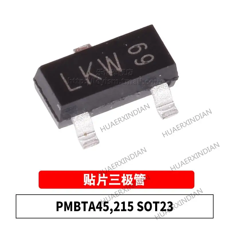 

10 шт. новые и оригинальные PMBTA45,215 SOT-23 LKW NPN 500 В/мА