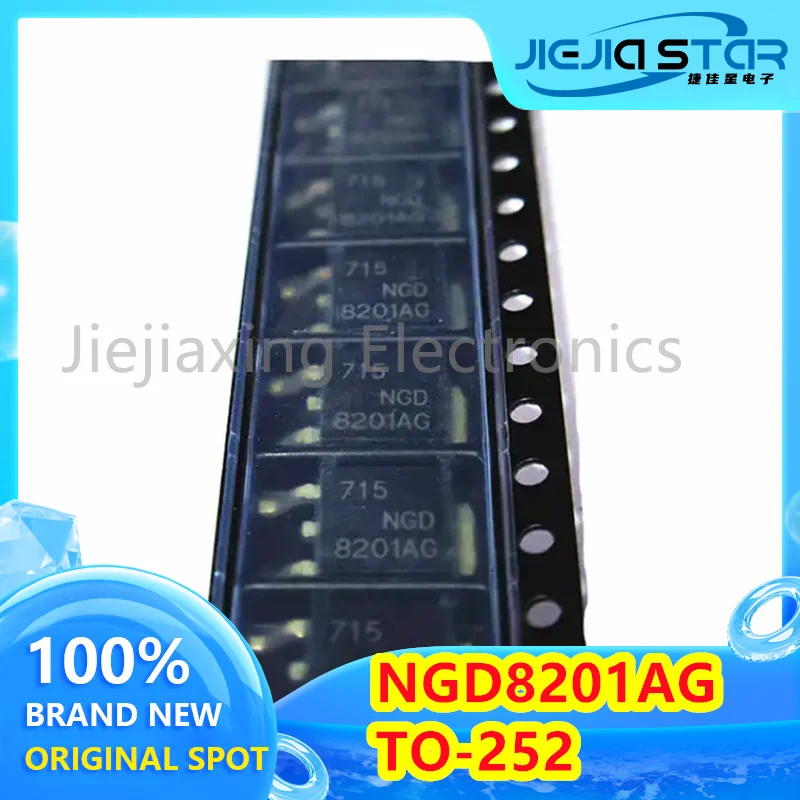 Big Turtle Ignition Driver IC, gratis verzending elektronica, 8201AG, SMD, NGD8201AG TO-252, BMW, Hyundai ME7, ME17, 4 stuks