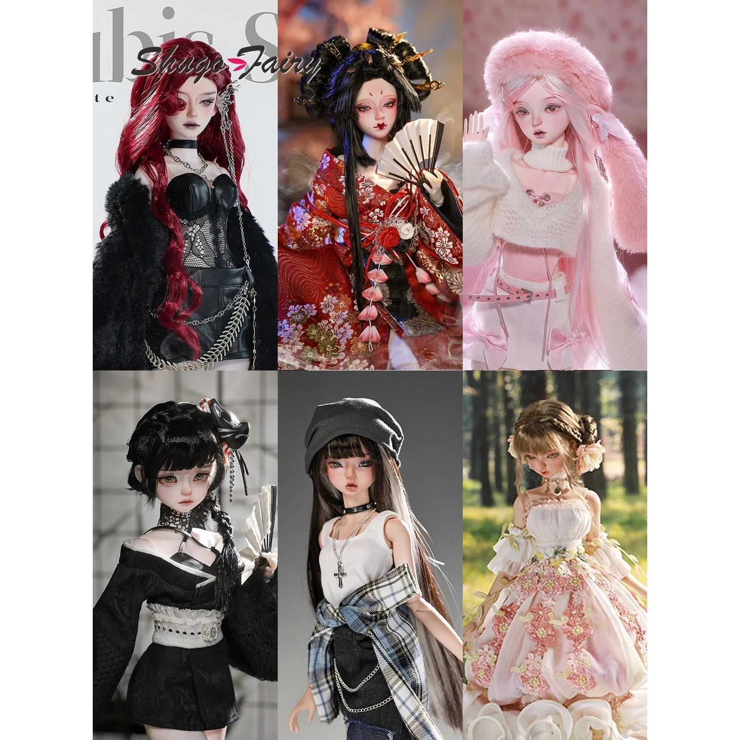 Muñeca articulada con bola, conjunto completo de diosa serpiente, Anubis, Celia, Kikyou, Lena Sakina, kimono, trajes egipcios, colección ShugaFairy, 1/4