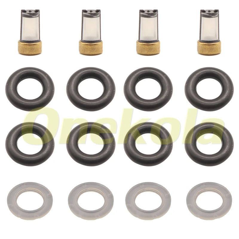 Fuel Injector Seal O-Ring Kit Seals Filters for Geely EC7 GV515-V 4G13 F01R00M025