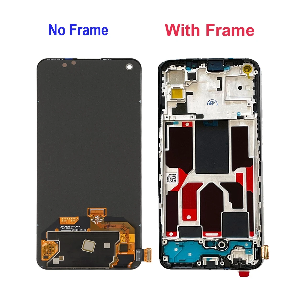 Original AMOLED For Realme GT Master RMX3363 RMX3360 LCD Display Touch Screen Digitizer Assembly For Realme GTMaster LCD