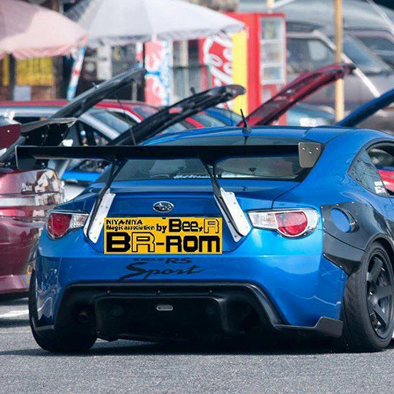 For Subaru BRZ Toyota 86 GT86 Car-styling Unpainted FRP Carbon Fiber Forged carbon Material GT Style Rear Trunk Wing Spoiler