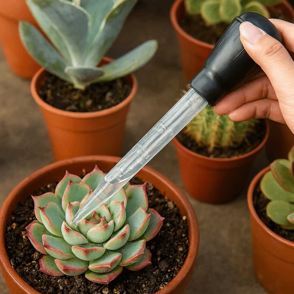 

Plastic Plant Water Remover Transparent Detachable Water Pumping Processor with Scale Flower Pot Pipettes Gardening Tools