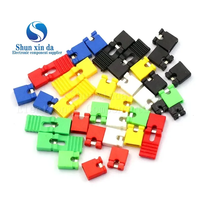 50 قطعة/الوحدة 2.54 مللي متر 2.0 مللي متر مفتوح البلوز كتلة الملعب رئيس البلوز غطاء قصير موصل قصير طول أسود أصفر أزرق أحمر أبيض