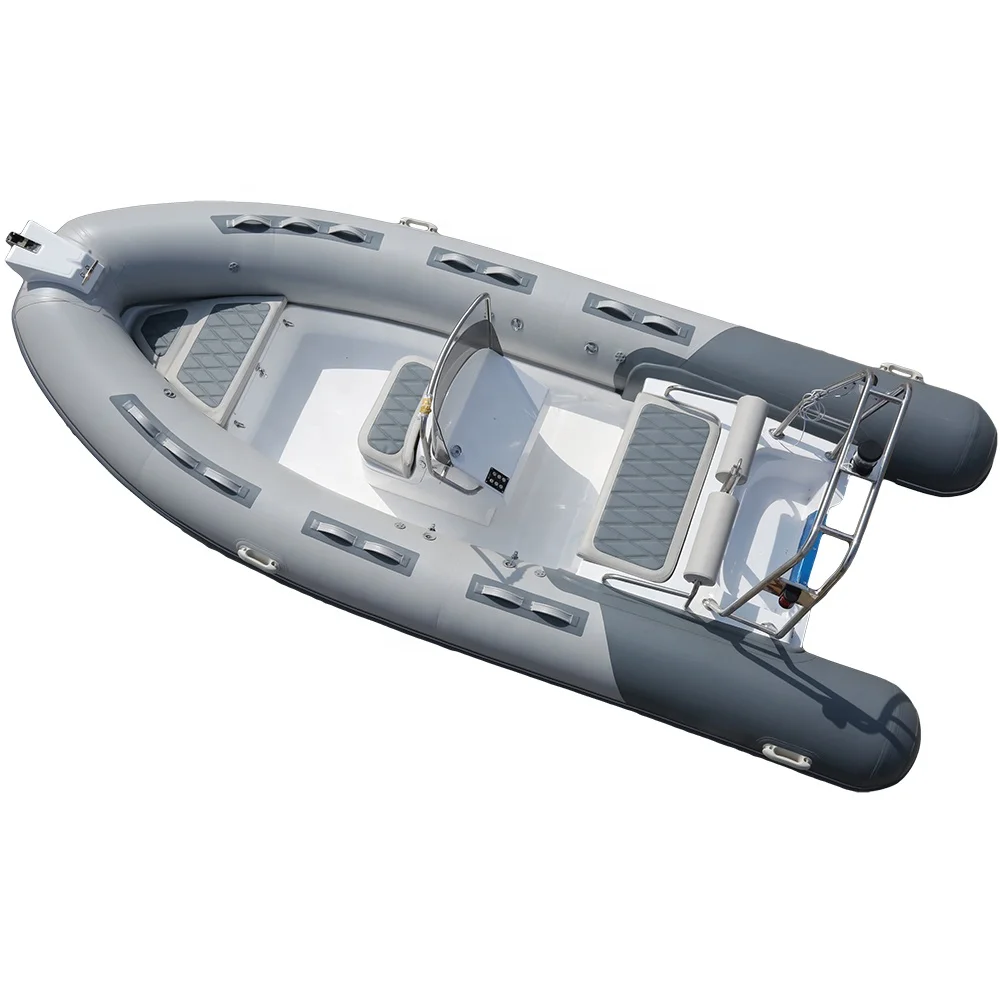 China 16ft Inflatable Boat 4.8 Meter Rib Boat with Teak Floor