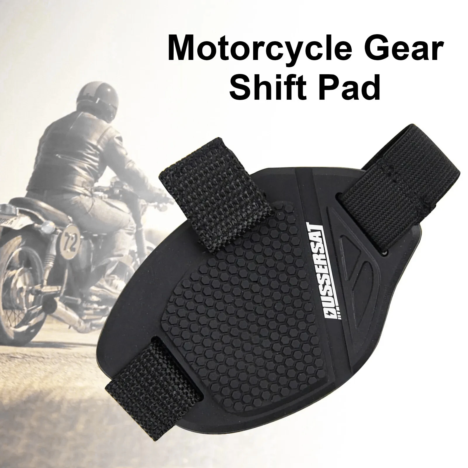 

1/2/4pc Motorcycle Riding Rubber Boot Protective Cover Adjustable Baffle Anti-slip Shoe Cover Riding Boot Protection