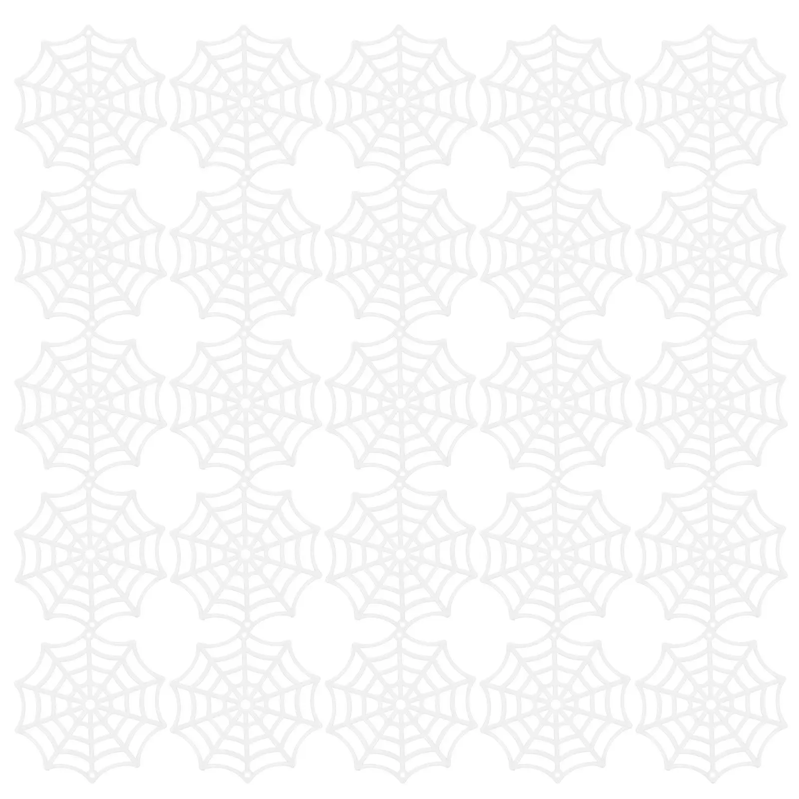 

150Pcs Luminous Spider Web Halloween Decoration Hanging Props Plastic Cobweb Party Decor Supplies Plastic Spider Web