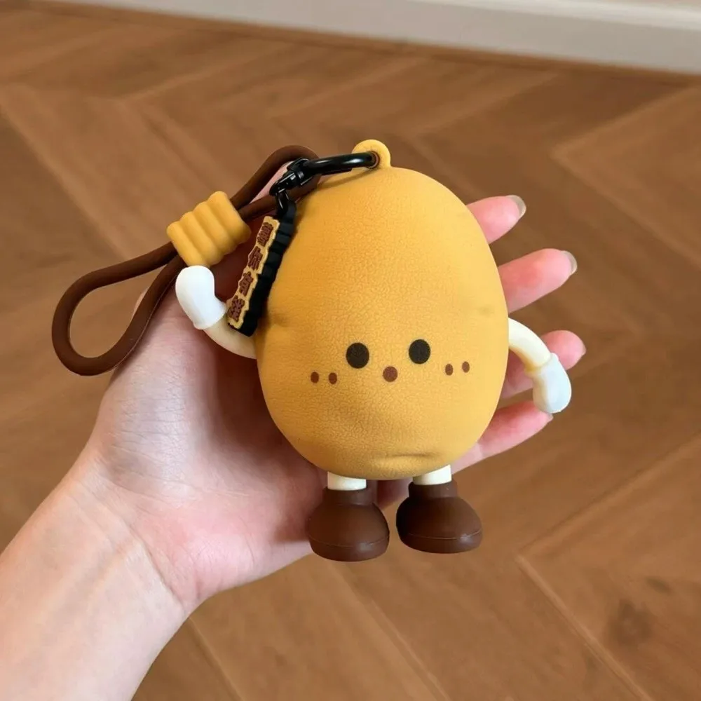 Fashion Portable Potato Phone Bag Soft with Zipper Vegetable Coin Purse Creative Crossbody Bag Mini Earphone Bag Outdoor