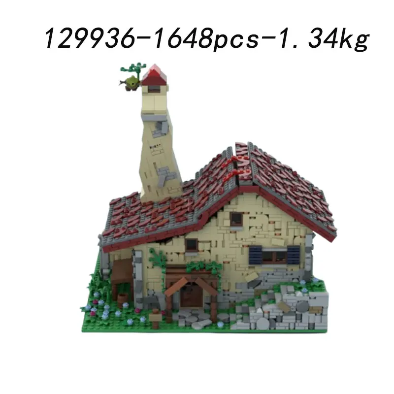 スポット MOC-129936 176790 90291 モダンアーキテクチャ DIY 小型粒子組み立てブロック パズルおもちゃ モデルギフトセット オーナメント