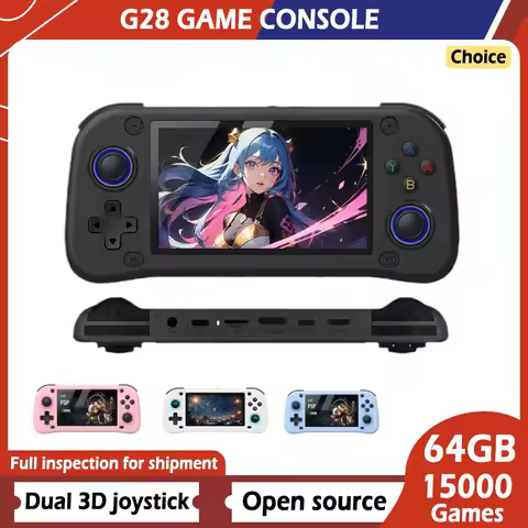 VILCORN G28 4.3inch Handheld Game Console for N64/PSP/PS1 Emulators Retro Drive Pocket Portable Video Games Console for Boy Gift