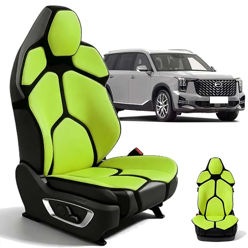 For Trumpchi GS8 Breathable Mesh Lumbar Cushion Car Office Dual Use Ergonomic Back Support Pad Auto Interior Seat Accessories