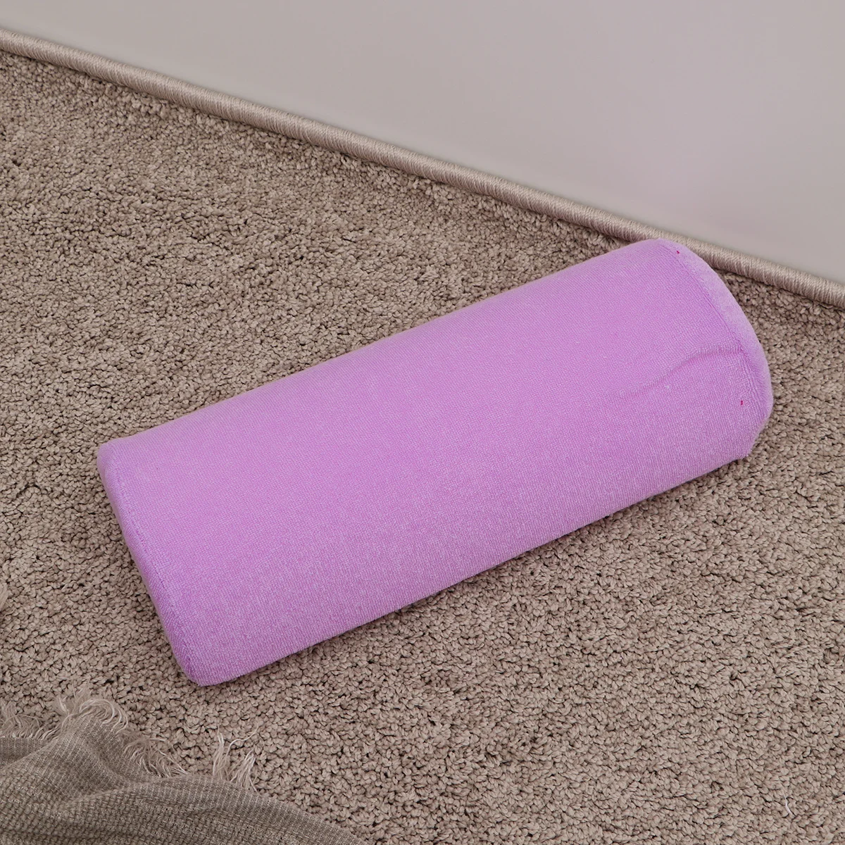 Light Purple Portable Wrist Pad for Manicure Comfortable Washable Cushion Nail Art Salon Support Nail Cushion Wrist Pad