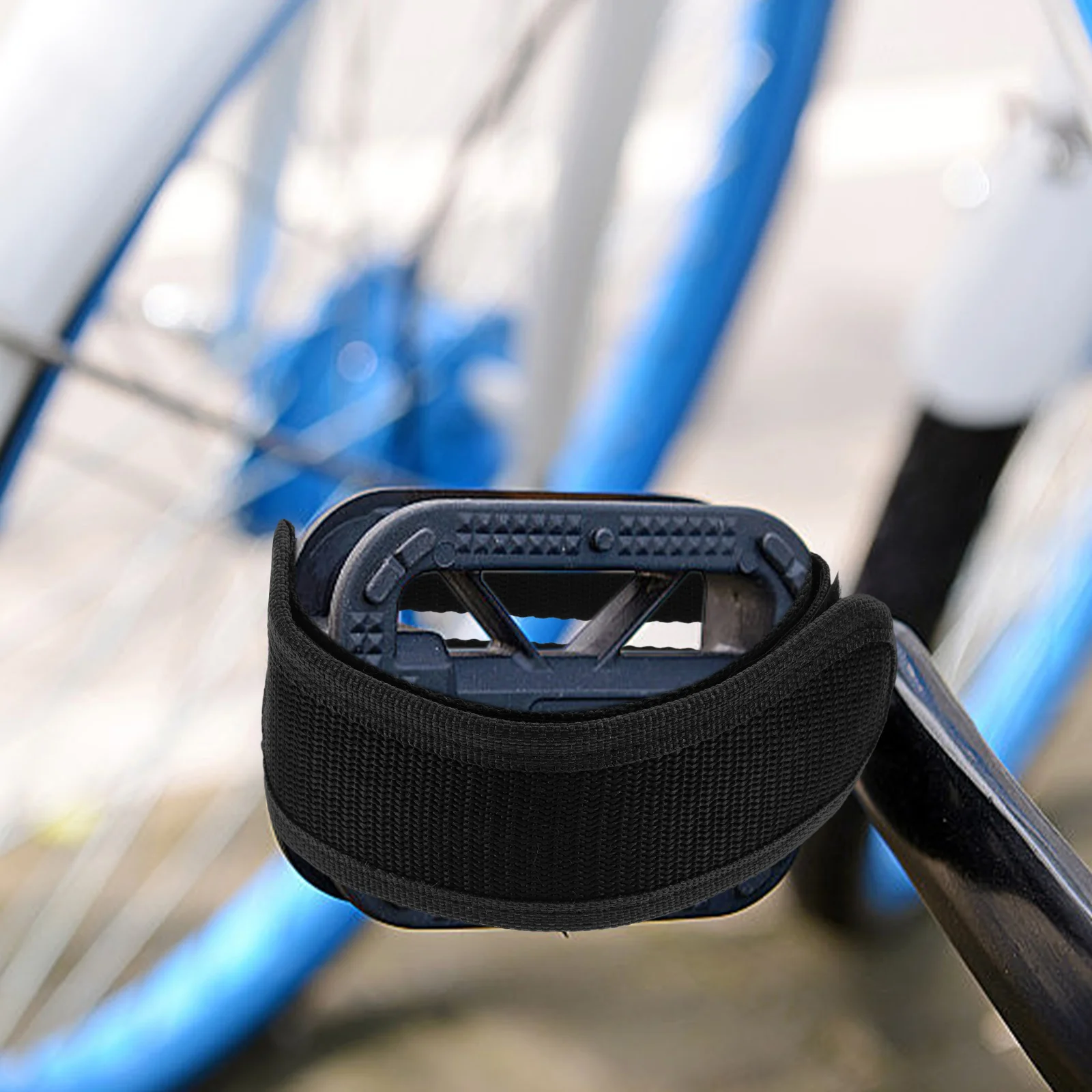 

4 Pcs Bicycle Pedal Straps Cover Transportation Fixed Gear Black Bike for Adults