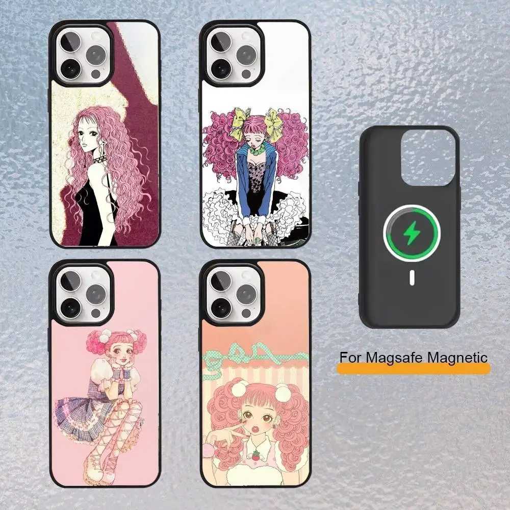

Anime P-Paradise-es K-Kiss Phone Case For iPhone Magsafe Magnetic 17,16,15,14,13,12,11 Wireless Charging cover
