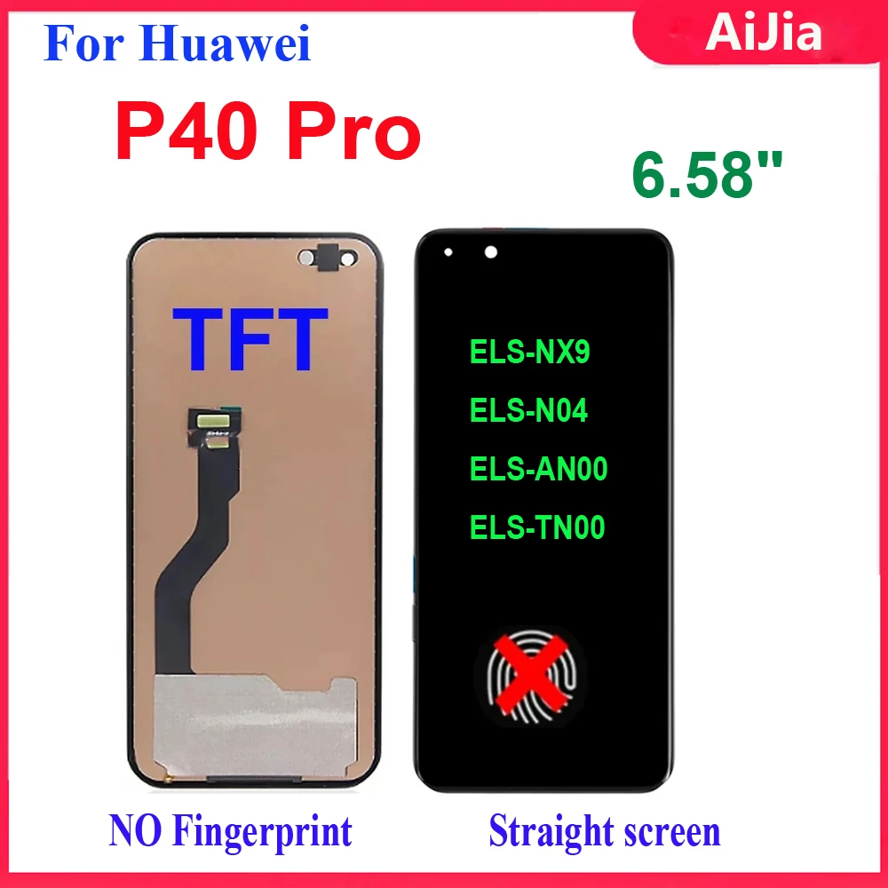 Écrans tactiles LCD pour Huawei P40 Lite JNY-LX1, Nova 7i JNY-LX2 et