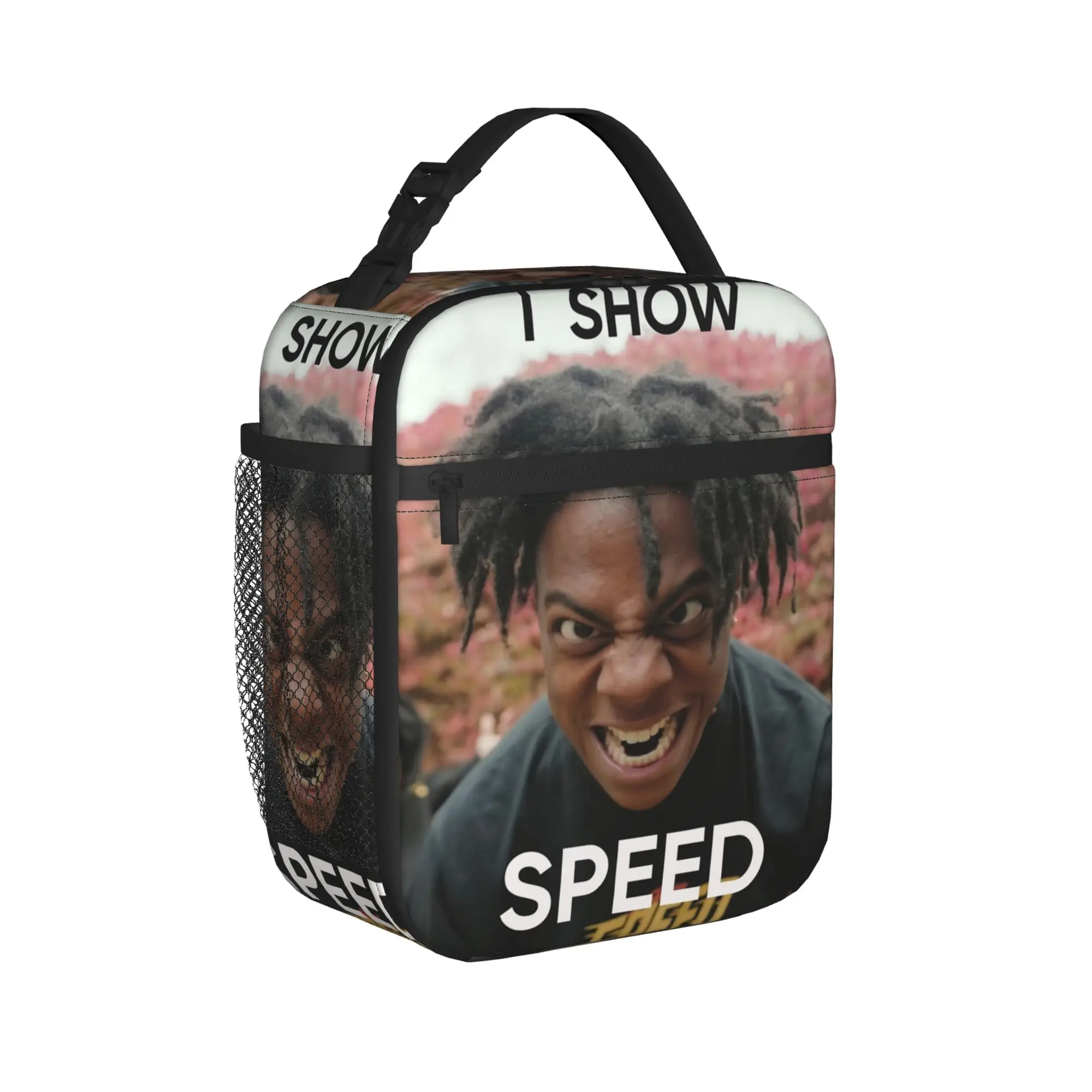 IShowSpeed Insulated Lunch Bag Thermal Bag Reusable,Lunch Container  High Capacity Tote Lunch Box Men Women Office  Picnic
