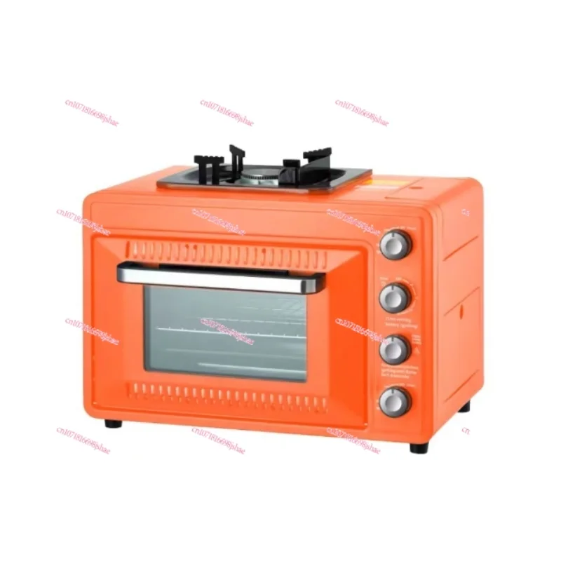 Outdoor Portable Gas Oven Portable 25-30L Oven Outdoor Camping Multifunctional, Integrated Cassette Oven