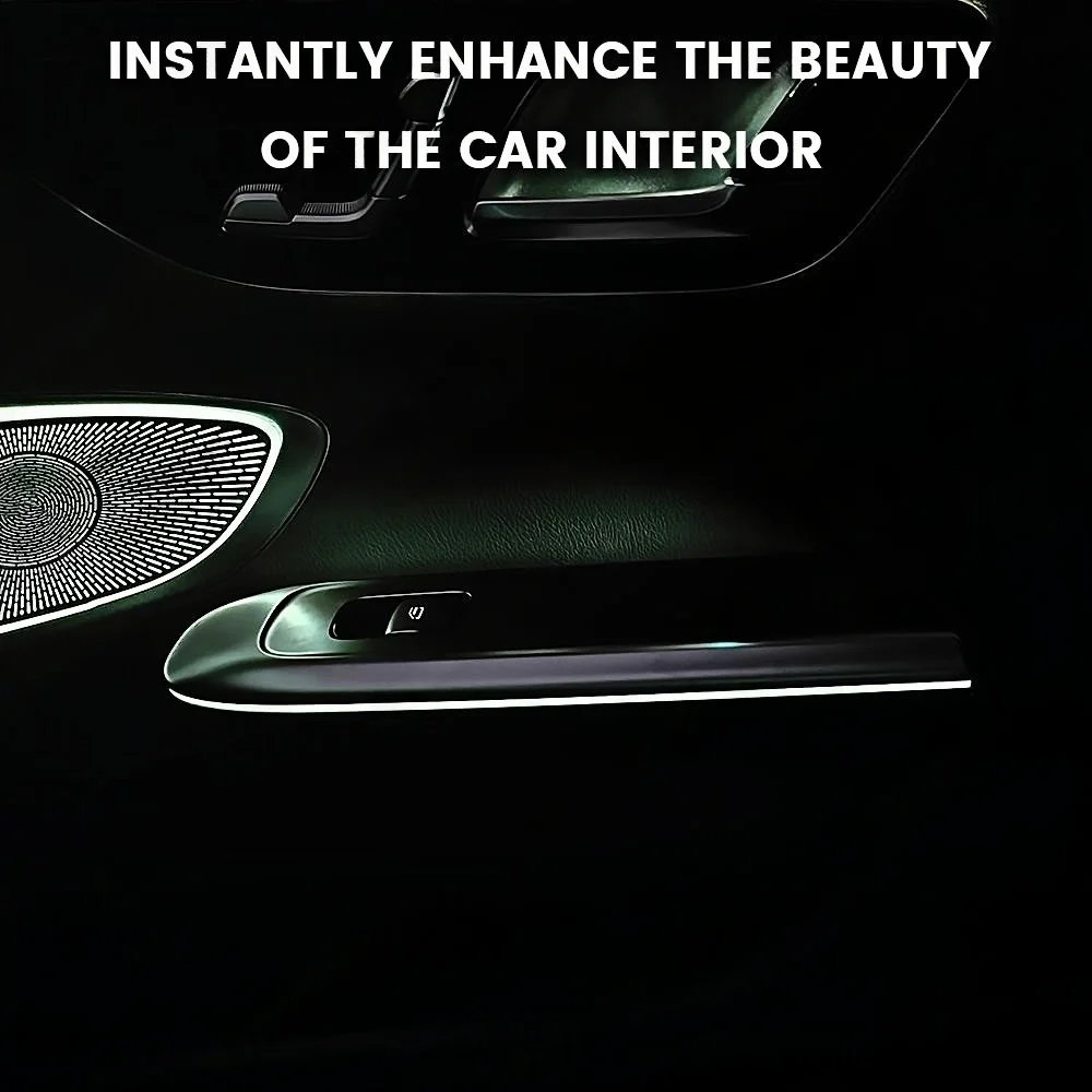64 Color LED 4 Door Armrest Light Ambient Light For Mercedes Benz C Class W206 GLC Class X254 LED Decorative Original Car Mold - view 6
