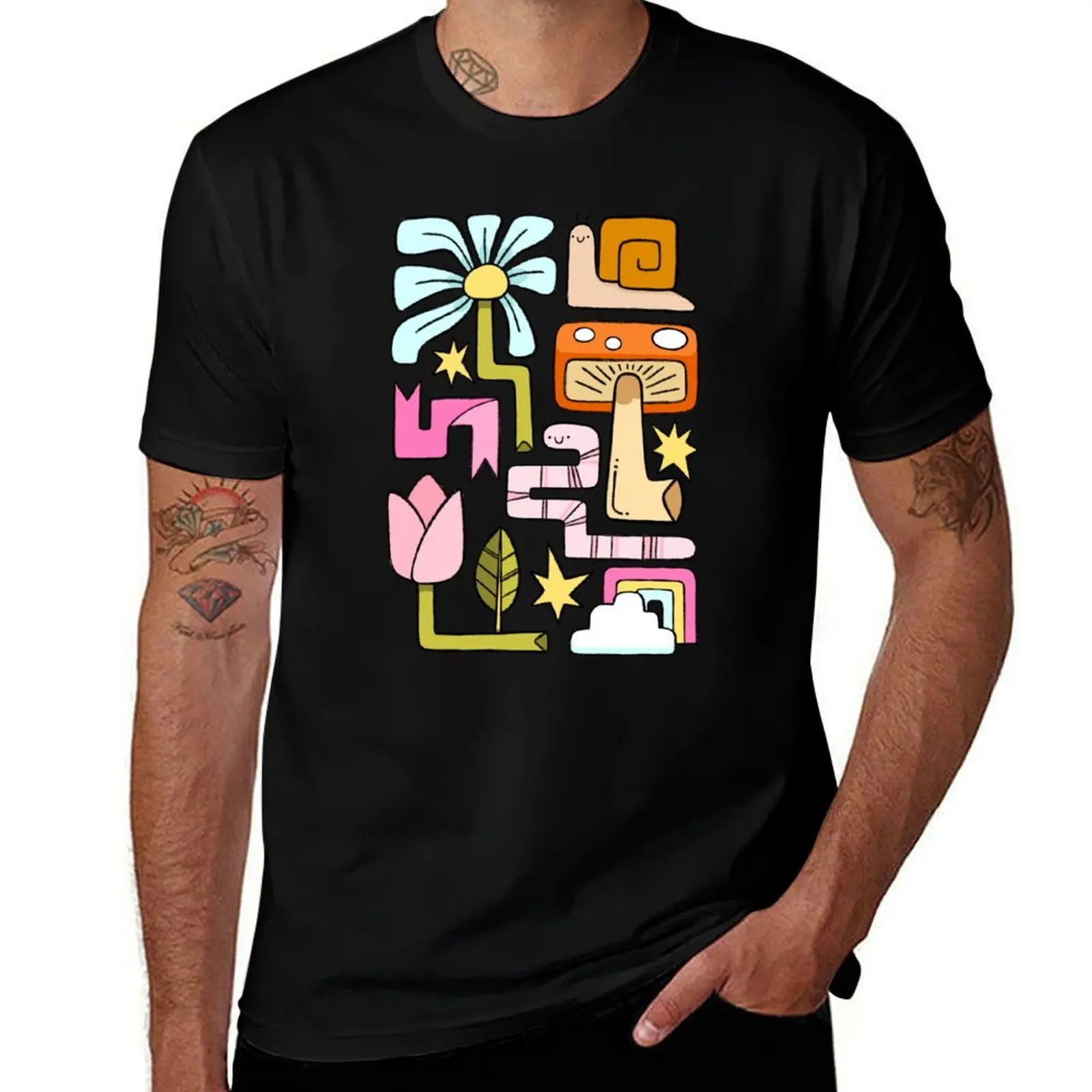 T-Shirt Bits N' Bugs Con Stampa Semplice-image