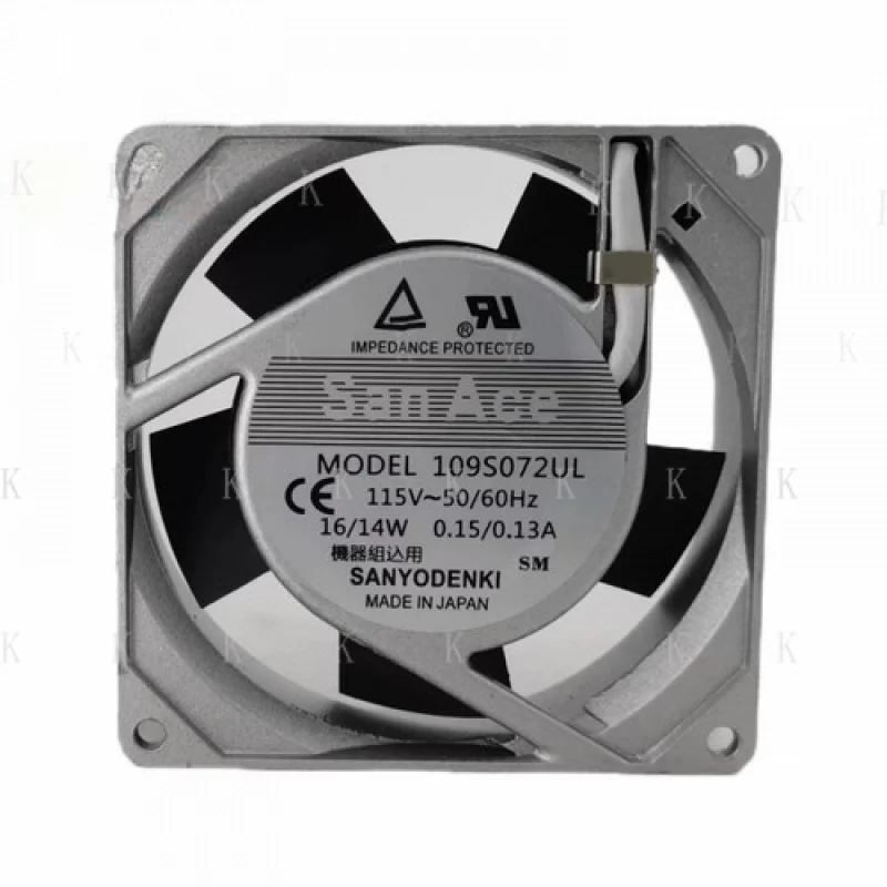 

C FOR Sanyo 109S072UL 9025 115V 16/13W 0.15/0.13A 9CM Aluminum Frame Cooling Fan