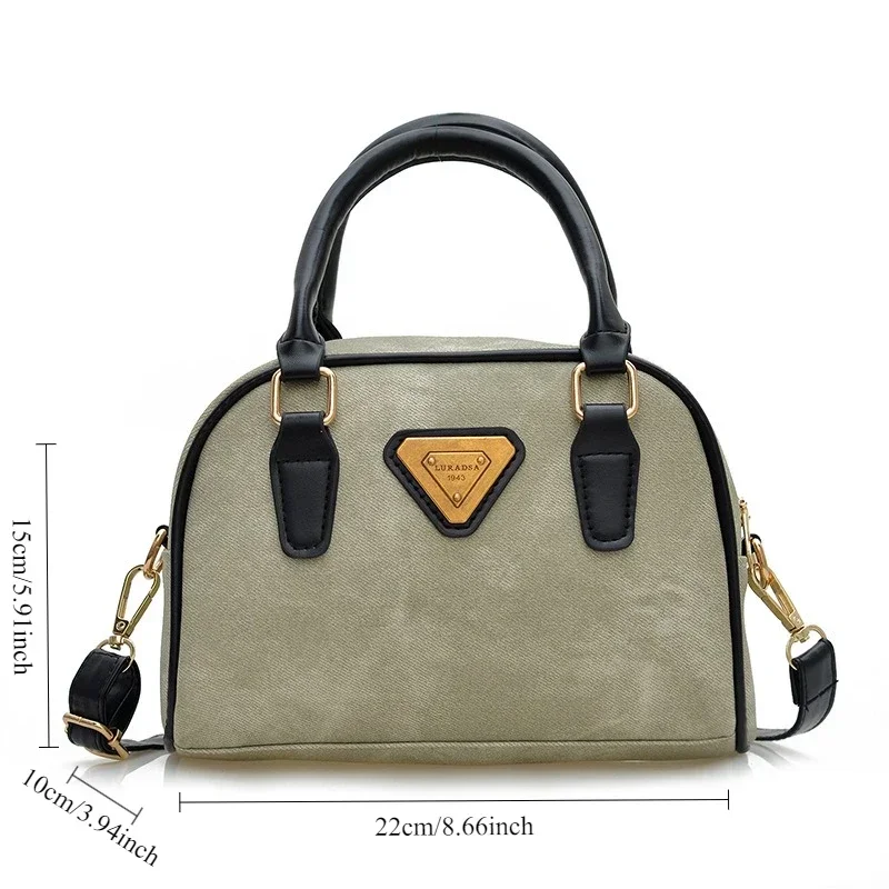 Neue modische, vielseitige, leichte Damen-Umhängetasche mit Kissen, Retro-Premium, tragbare Boston-Tasche, Umhängetaschen für Damen
