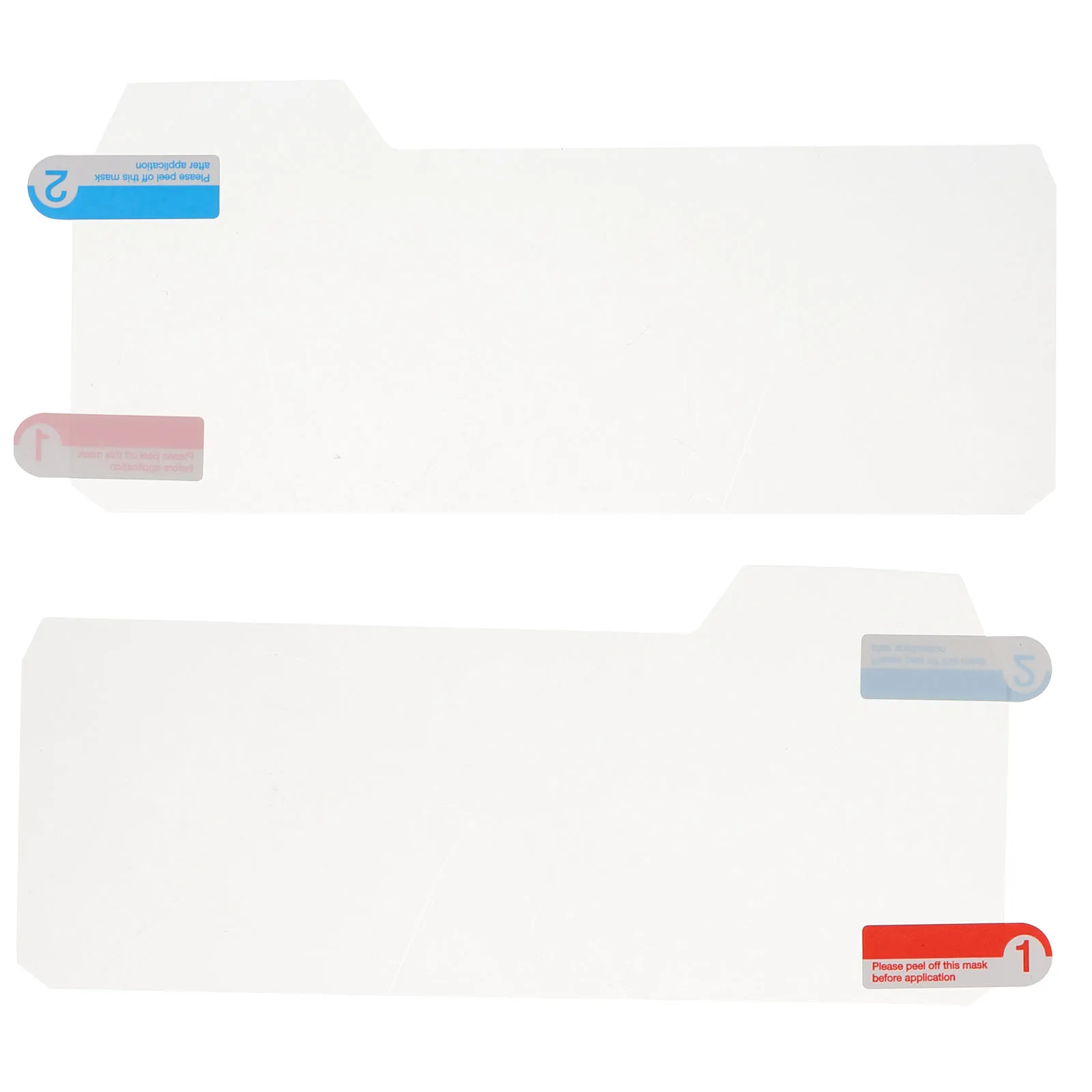 

1 Pair Of Motorcycle Dashboard Screen Protector Scratch Resistant Transparent Instrument Protective Film Interior Dashboard