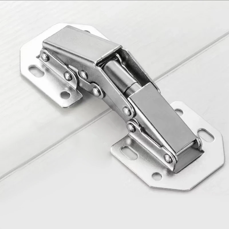 Schrankscharniere aus Stahl mit 90-Grad-Winkel, Ensemble für Wohnmöbel, mühelose Installationsbeschläge