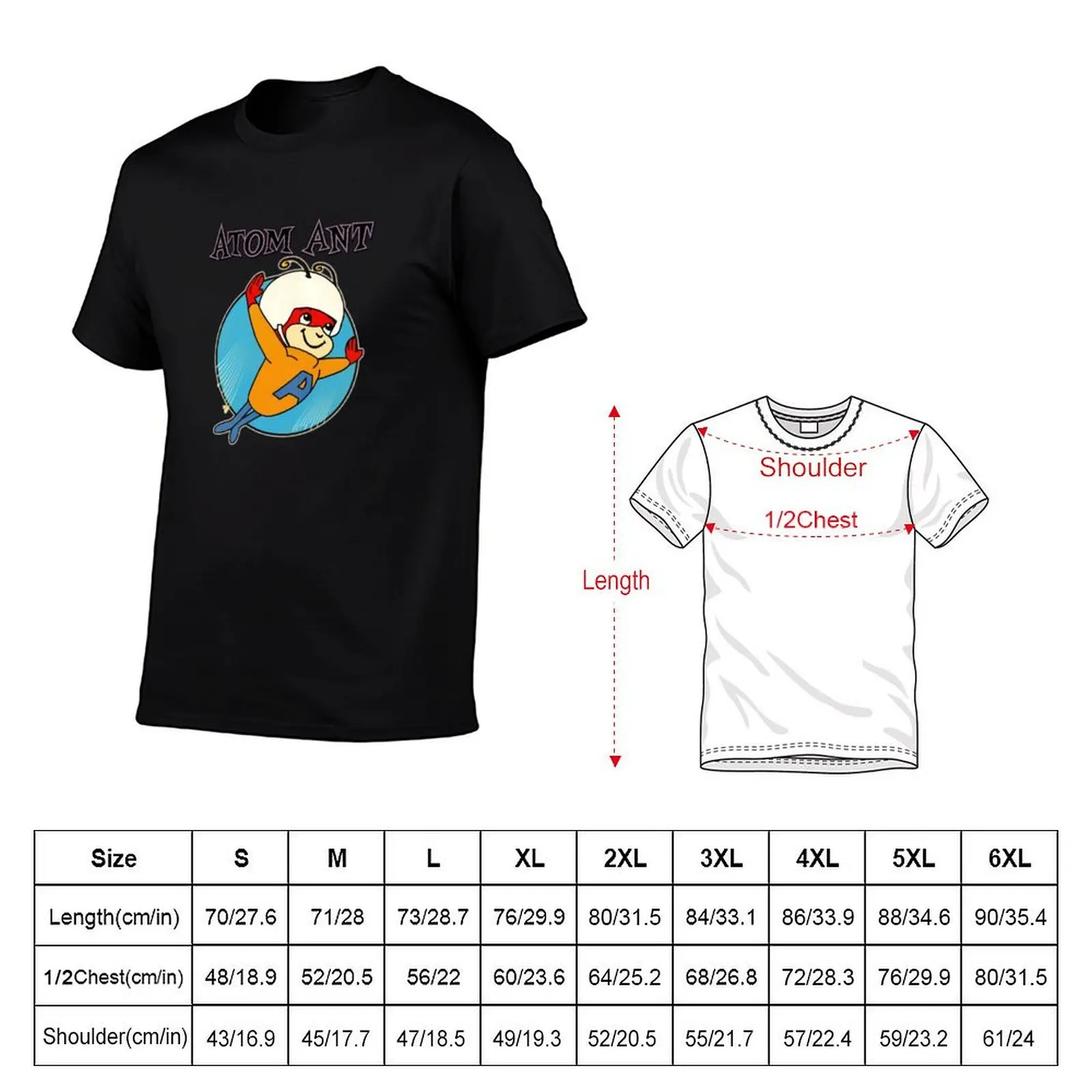 Atom Ant a Atom Ant a Atom Ant T-Shirt men t shirt cotton 100% t shirt for man t shirts for man cotton T-Shirt