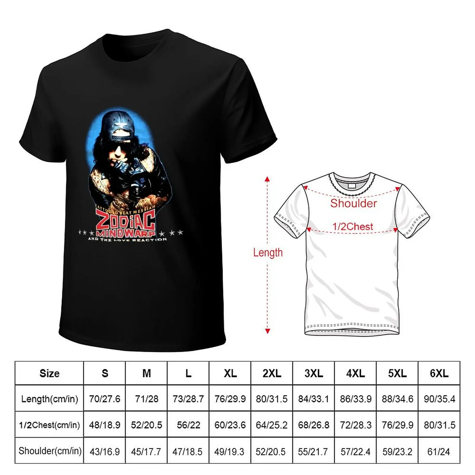 Zodiac Mindwarp And The Love Reaction T-Shirt Lightweight Running T-Shirt