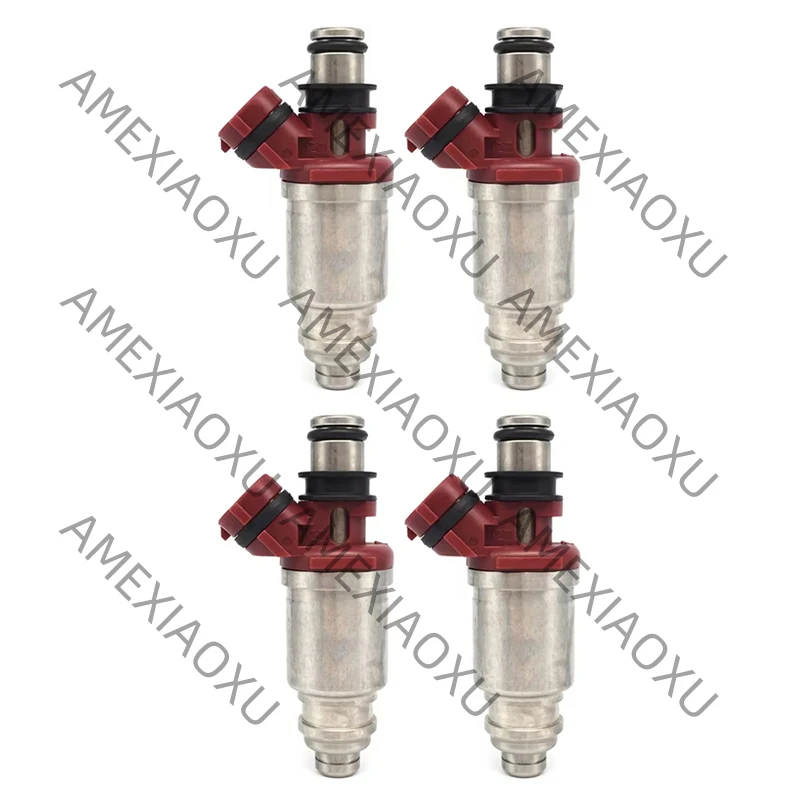 4pcs Fuel Injectors for Toyota 7A-FE Celica Corolla Geo Prizm 1.8L 23250-16160 2325016160 23209-16160 AMEXIAOXU