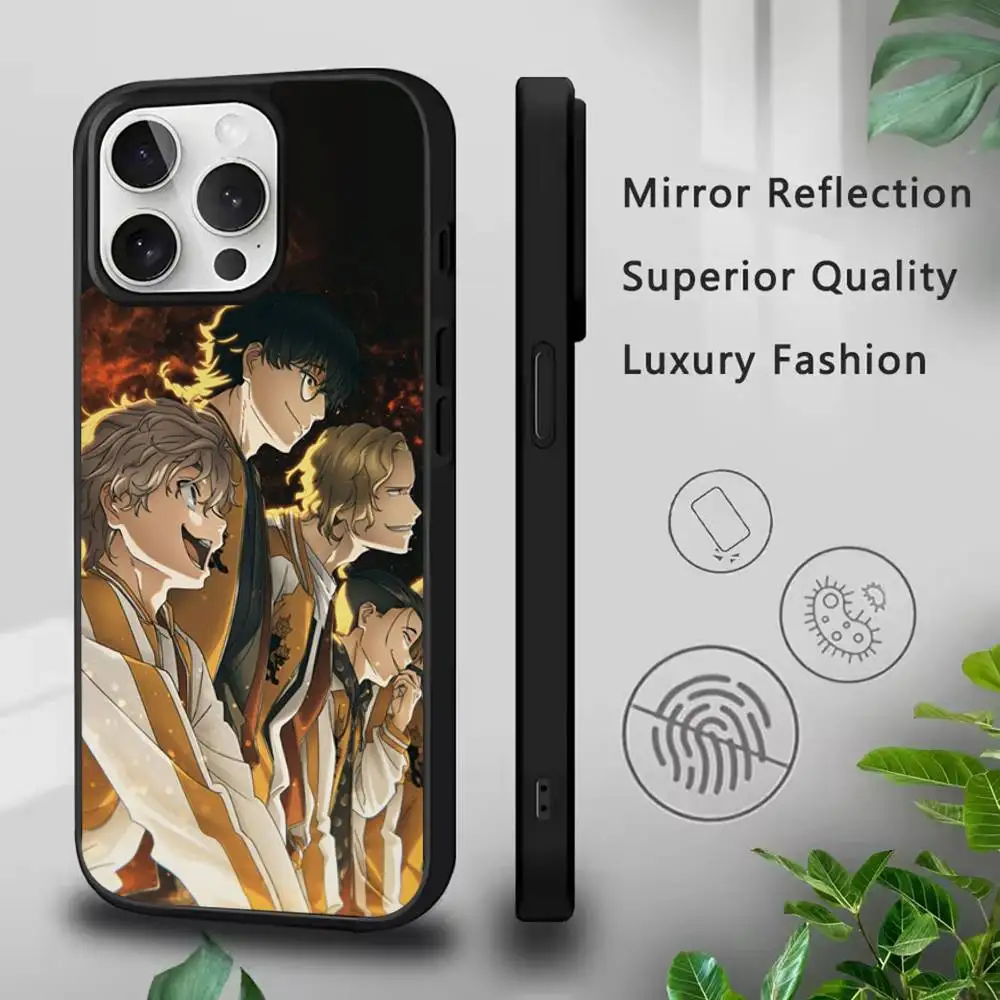 Anime W-Wind B-Breaker Phone Case For iPhone 17,16,15,14,13,12,11,Pro,Max,Plus,Mini,SE4,E Magnetic Magsafe Wireless Charging #6