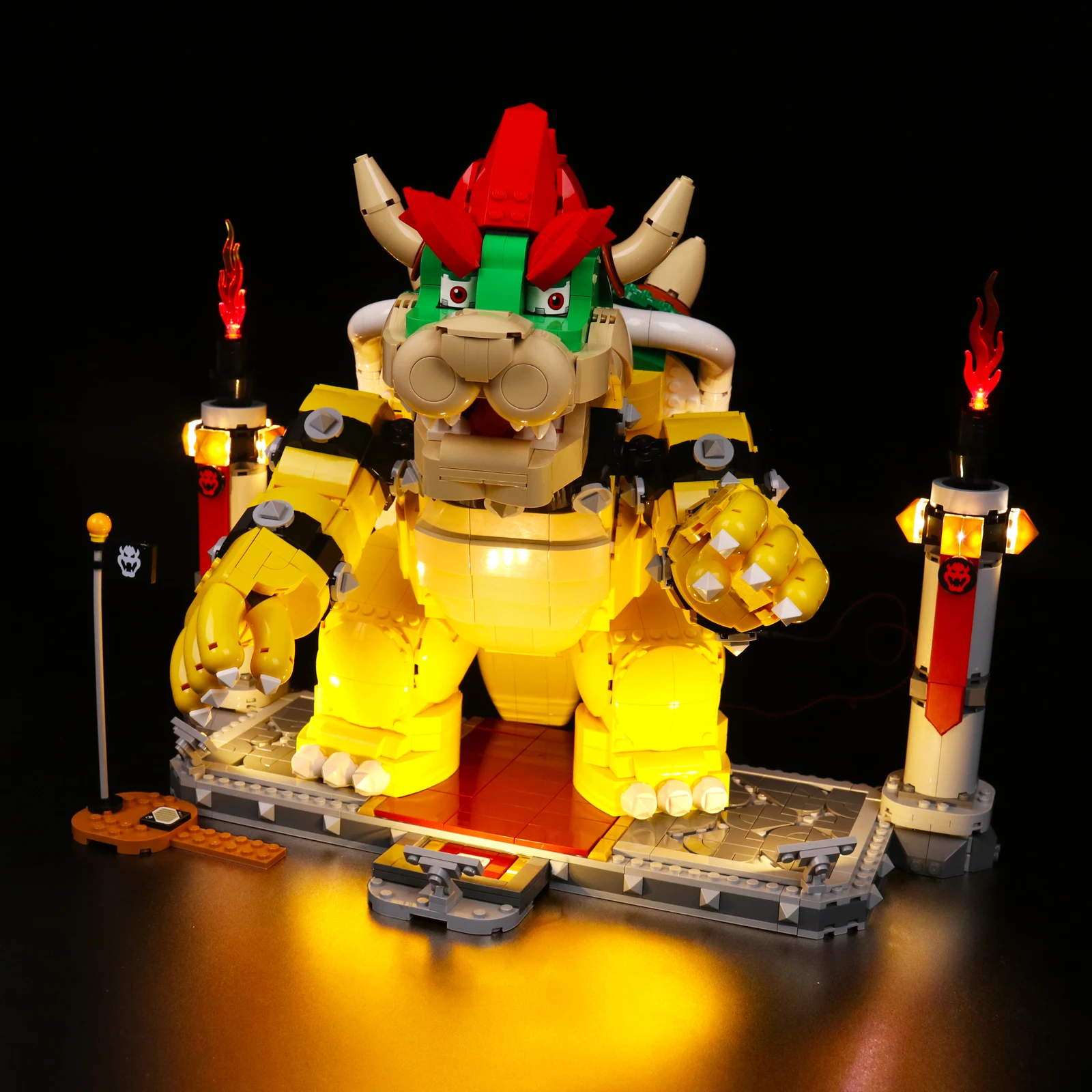 Lazishi LED Light per il 71411 The Mighty Bowser (non Include il modello) accessori per l'illuminazione a LED giocattoli fai da te