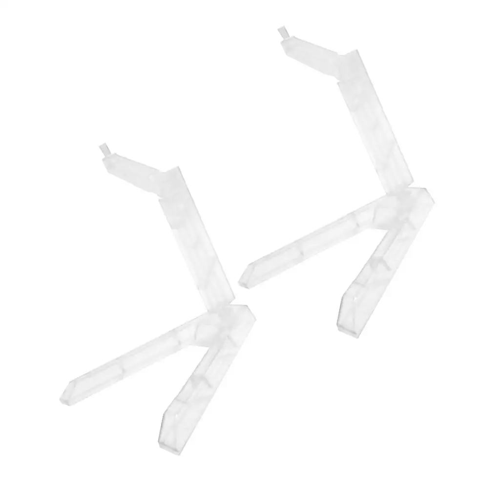 PVC Action Figure Display Stand Flexible Holder Rack for 1/144 HG RG Model Scene Desktop Use