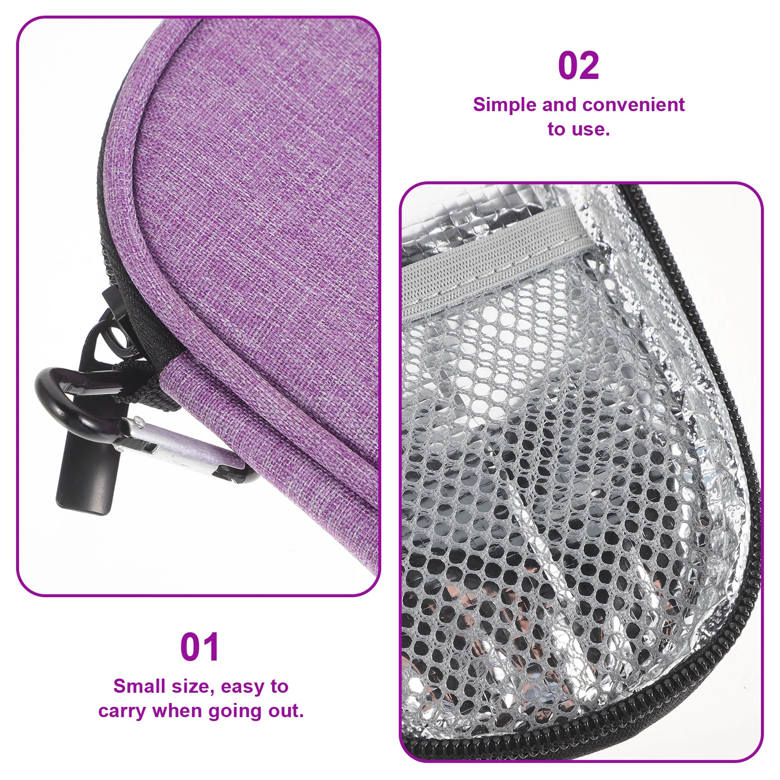 

Insulin Travel Case Insulated Medication Bag Small Medical Cooler for Travel and Business Trips Insulin Bag Insulated Pouch