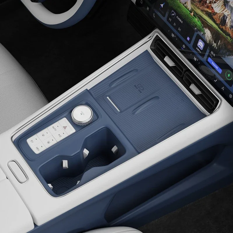 

Силиконовый защитный коврик для центральной панели управления Chery Fengyun T9 2024, устойчивый к царапинам, противоскользящий, аксессуар для интерьера автомобиля